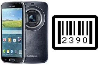 How to find the serial number on Samsung Galaxy K zoom