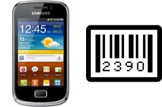 How to find the serial number on Samsung Galaxy mini 2 S6500