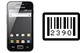 How to find the serial number on Samsung Galaxy Ace S5830