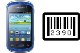 How to find the serial number on Samsung Galaxy Music Duos S6012