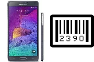 How to find the serial number on Samsung Galaxy Note 4