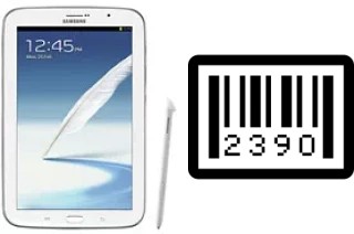 How to find the serial number on Samsung Galaxy Note 8.0