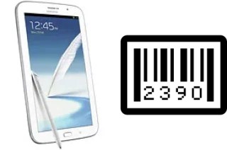 How to find the serial number on Samsung Galaxy Note 8.0 Wi-Fi