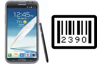 How to find the serial number on Samsung Galaxy Note II CDMA