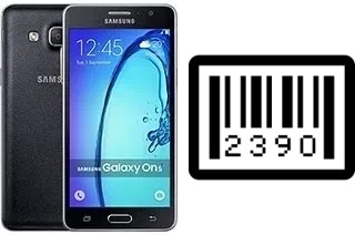 How to find the serial number on Samsung Galaxy On5