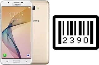 How to find the serial number on Samsung Galaxy On7 (2016)