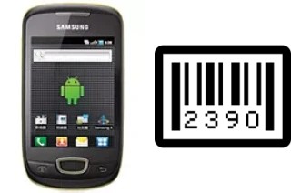 How to find the serial number on Samsung Galaxy Pop i559