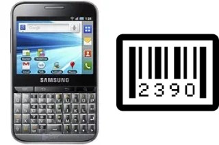 How to find the serial number on Samsung Galaxy Pro B7510