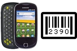 How to find the serial number on Samsung Galaxy Q T589R