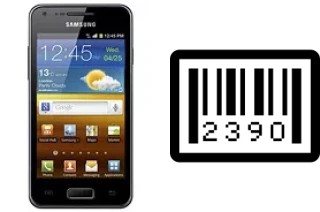 How to find the serial number on Samsung I9070 Galaxy S Advance