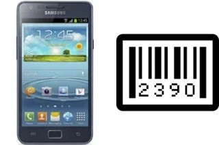 How to find the serial number on Samsung I9105 Galaxy S II Plus