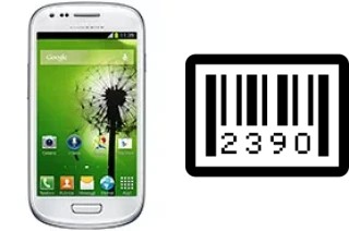 How to find the serial number on Samsung I8200 Galaxy S III mini VE