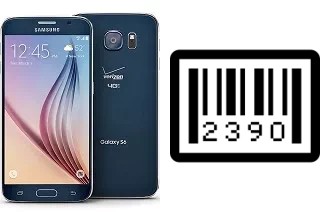 How to find the serial number on Samsung Galaxy S6 (USA)