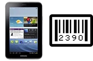 How to find the serial number on Samsung Galaxy Tab 2 7.0 P3100