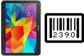 How to find the serial number on Samsung Galaxy Tab 4 10.1 LTE