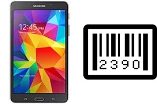 How to find the serial number on Samsung Galaxy Tab 4 7.0 LTE