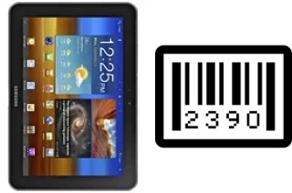 How to find the serial number on Samsung Galaxy Tab 8.9 LTE I957