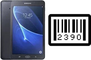 How to find the serial number on Samsung Galaxy Tab A 7.0 (2016)