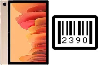 How to find the serial number on Samsung Galaxy Tab A7 10.4 (2022)