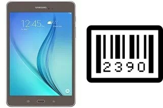 How to find the serial number on Samsung Galaxy Tab A 8.0 (2015)