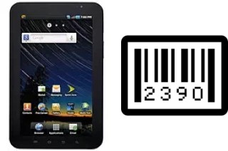 How to find the serial number on Samsung Galaxy Tab CDMA P100