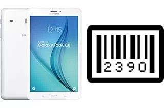 How to find the serial number on Samsung Galaxy Tab E 8.0