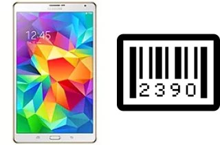 How to find the serial number on Samsung Galaxy Tab S 8.4 LTE