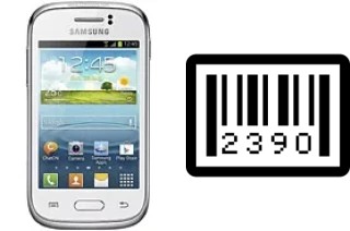 How to find the serial number on Samsung Galaxy Young S6310