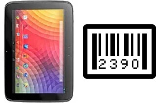 How to find the serial number on Samsung Google Nexus 10 P8110