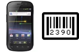 How to find the serial number on Samsung Google Nexus S