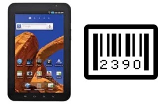 How to find the serial number on Samsung P1010 Galaxy Tab Wi-Fi