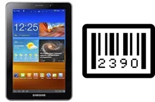 How to find the serial number on Samsung P6810 Galaxy Tab 7.7