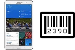 How to find the serial number on Samsung Galaxy Tab Pro 8.4