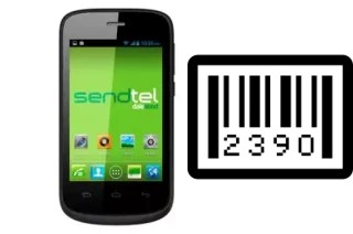 How to find the serial number on Sendtel S7054