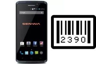 How to find the serial number on Senwa S905TL