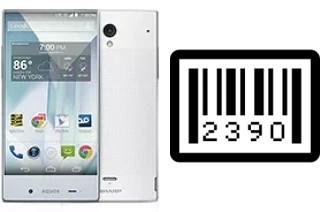 How to find the serial number on Sharp Aquos Crystal