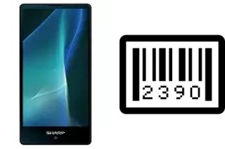 How to find the serial number on Sharp Aquos Mini SH-M03