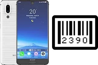 How to find the serial number on Sharp Aquos S2