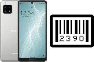 How to find the serial number on Sharp Aquos Sense4 Lite