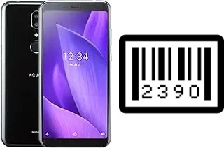 How to find the serial number on Sharp Aquos V