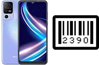 How to find the serial number on Sharp Aquos V7 Plus