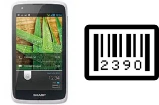 How to find the serial number on Sharp SH530U