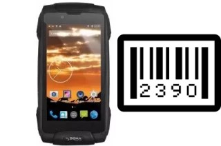 How to find the serial number on Sigma_mobile Sigma mobile X-treme PQ25