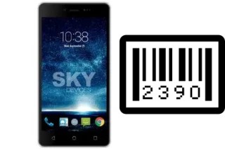 How to find the serial number on Sky-Devices Sky Fuego 5-0 Plus