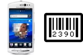 How to find the serial number on Sony Ericsson Xperia neo V