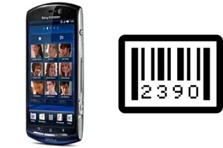 How to find the serial number on Sony Ericsson Xperia Neo