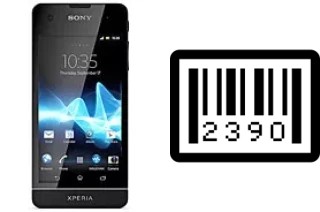 How to find the serial number on Sony Xperia SX SO-05D