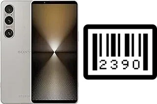 How to find the serial number on Sony Xperia 1 VI