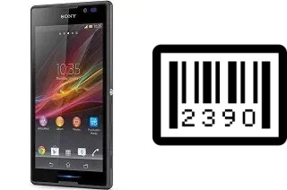 How to find the serial number on Sony Xperia C