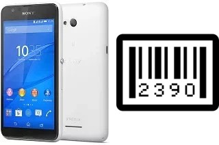 How to find the serial number on Sony Xperia E4g Dual